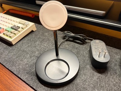 Belkin Boost Charge Pro 2-in-1 Wireless Charger Stand with MagSafe - Black
