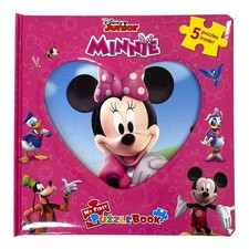 Disney Junior Minnie My First Puzzle Book - Jigsaw Puzzles for kids, 10-page boa