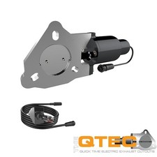 Qtp 2.5in Bolt-on Qtec Electric Cutout Valve - Single Qtp 2.5in Bolt-on Qtec Electric Cutout Valve - Single
