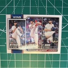 2026 Topps Series 1 League Leaders Fried Crochet Rodón #130 Yankees Red Sox