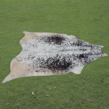 100 Real Natural Area Cow Hair On Cowhide Skin Floor Rug Carpet 64"x65" CC1375