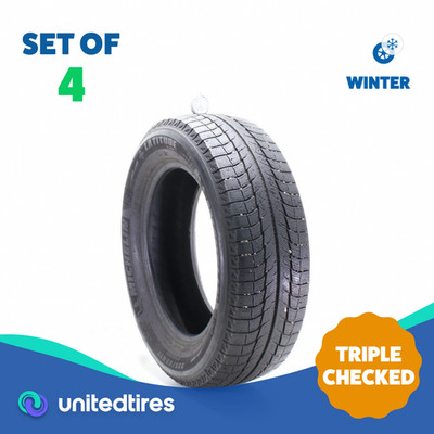 Set of (4) Used 225/65R17 Michelin Latitude X-Ice Xi2 102T - 6.5-7/32