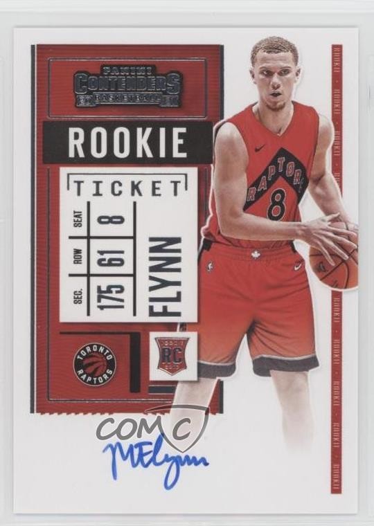 2020-21 Panini Contenders Ticket Variation Malachi Flynn #106 Rookie Auto RC n1u