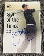 2013 SP Authentic Sign of the Times JOHN MALLINGER Autograph Auto