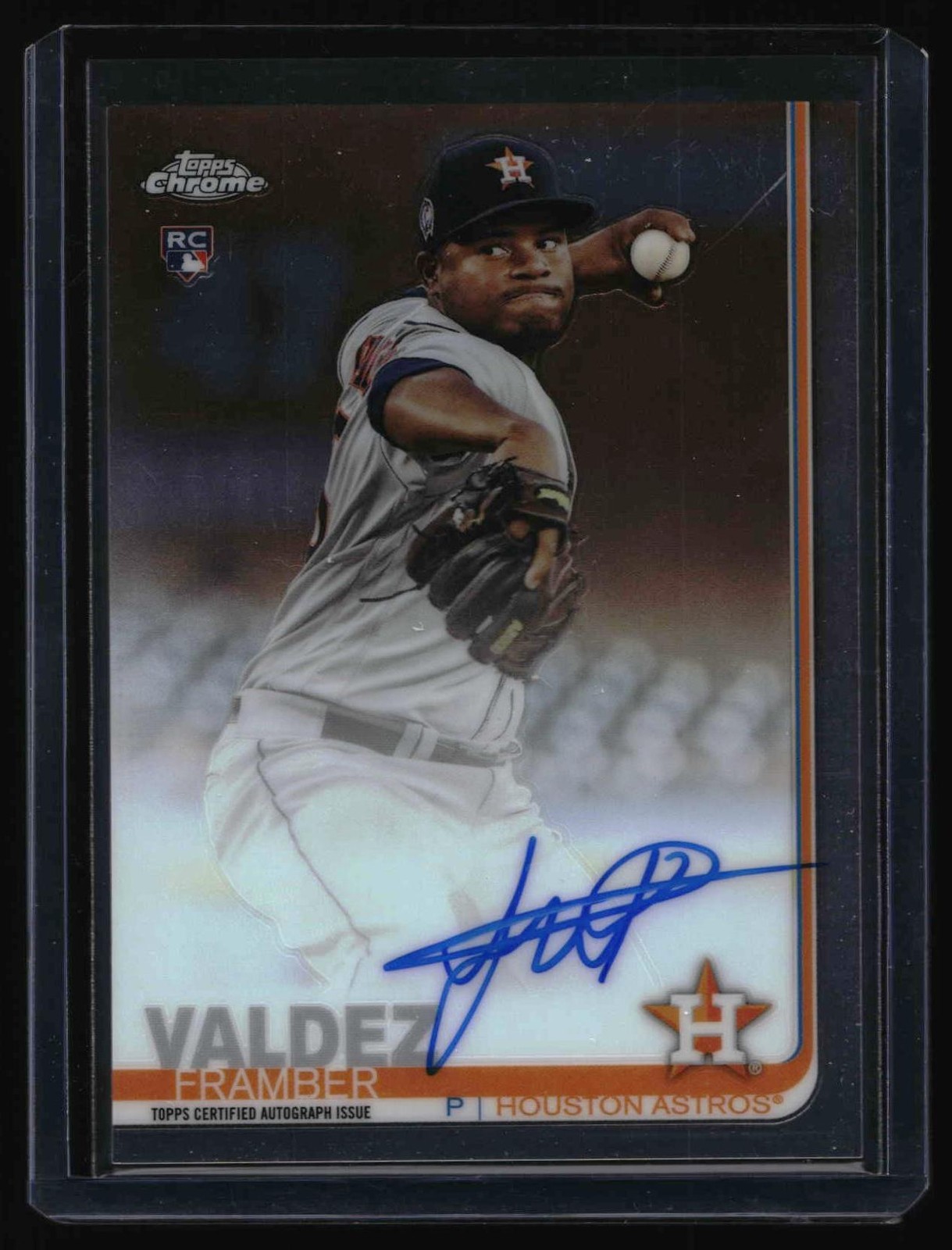 2019 Topps Chrome #RA-FV Framber Valdez Rookie Autographs