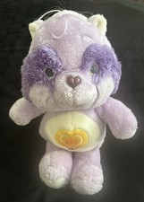 Vintage Care Bears Cousins Bright Heart Raccoon 13" Plush Kenner 1984