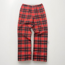 70  s Pendleton Side Zip Tartan Wool Pants Trousers