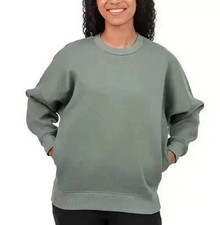 Tuff Athletics Sweatshirt Fleece Crew Neck Pullover Green Gallery Green Large