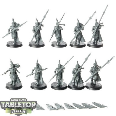Wood Elf Realms - 10 Eternal Guard - unbemalt