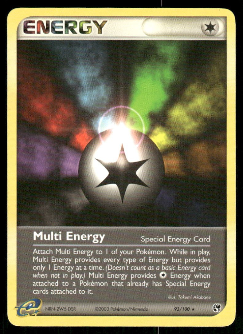 Pokemon Tcg Multi Energy #93 Pokemon Sandstorm NM 