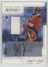 2003-04 ITG Be A Player Memorabilia Game-Used Jersey /10 Roberto Luongo Auto d9r