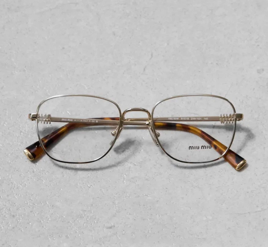 Nuevas gafas Miu Miu 2025 auténticas MU 50WV ZVN-1O1 Rx marco auténtico S Foto 3 de 4