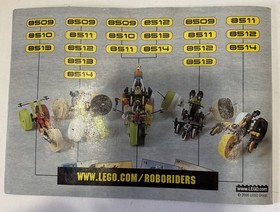 Lego Technic 8511 FROST ROBORIDERS circa 2000 Made in Switzerland Robo Riders