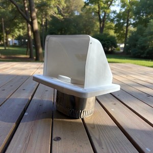 Builder’s Best 4" Plastic Eave Vent – Soffit Dryer Exhaust Vent White