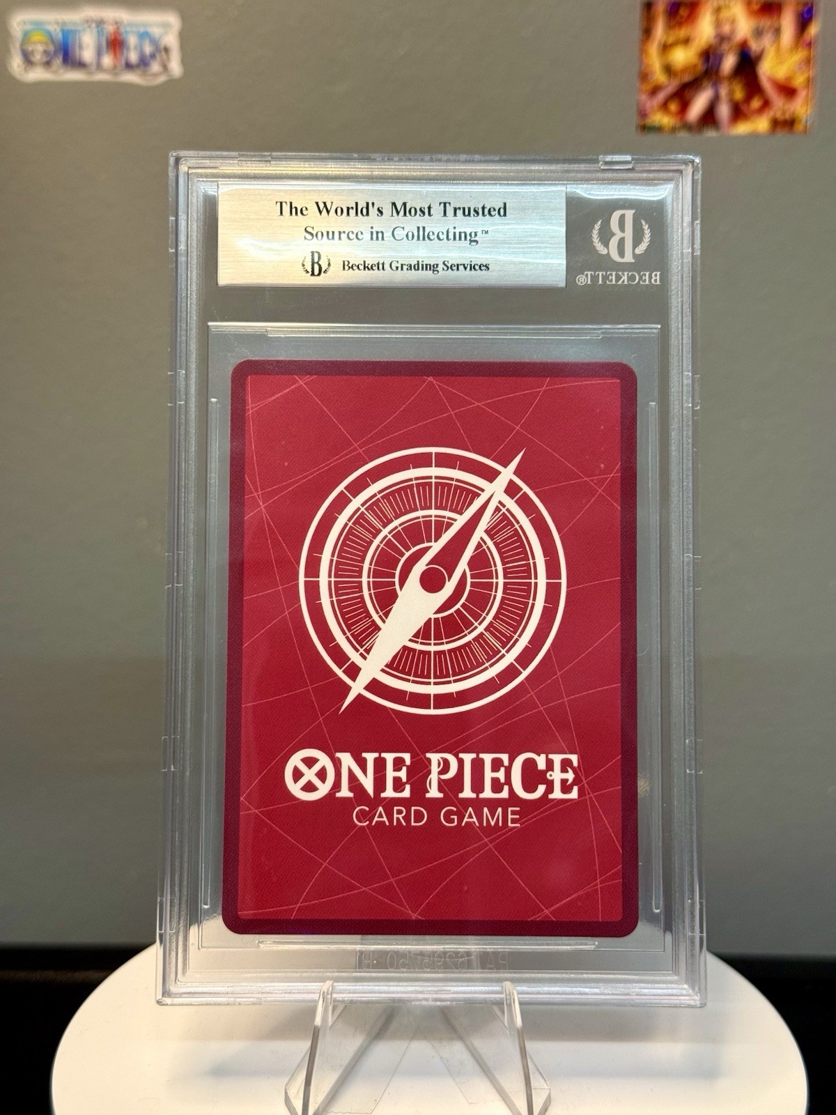 One Piece Card Game 🏴‍☠️ST21 - 001 Monkey.D.Luffy L NM Alt Art Foil Graded 9 view 2