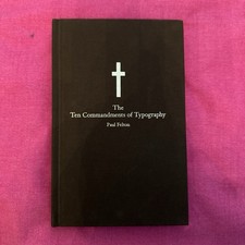 The Ten Commandments of Typography Paperback Book