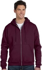 Champion Men  s Full-Zip Hoodie  50 Cotton-50 Polyester, Two-Ply Hood Sweatshirt