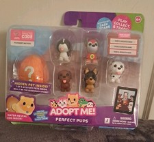 Adopt Me Pets Perfect Pups Mini Figure Set with Surprise Egg With Pet Inside
