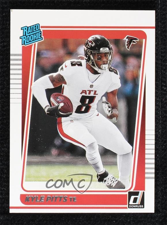 2021 Panini Donruss Rated Rookie Aqueous Test Kyle Pitts #260 0c6
