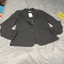 h m black blazer Women  s Size medium new Nwt