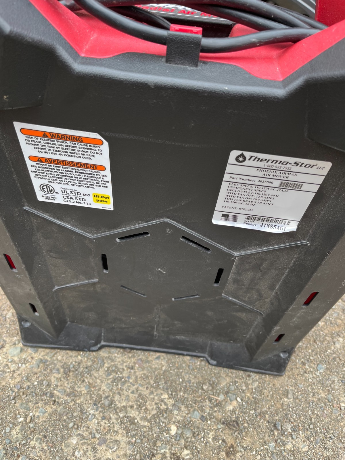 Phoenix Air Max Radical air mover #4035000