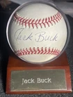 Jack Buck Autographed Signed National League ONL Baseball W/Holder Cardinals