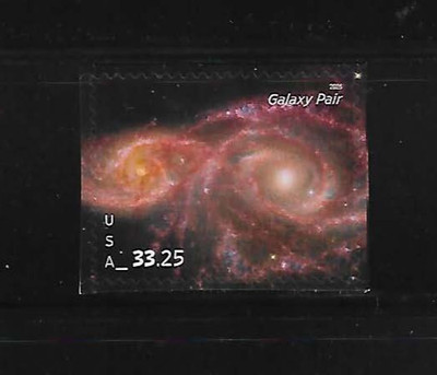切手33 US Galaxy Pair Express Mail $33.25 Stamp Single Scott #6057 | eBay
