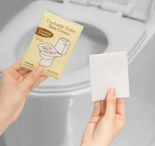Toilet Seat Covers Paper Disposable and Flushable 100 Count Ct. Portable