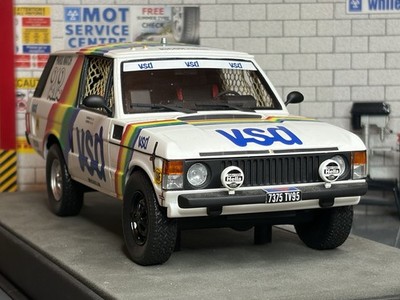 1:18 *BOXED* TOP MARQUES Range Rover Paris Dakar VSD WINNER 1981 MODEL CAR *RARE