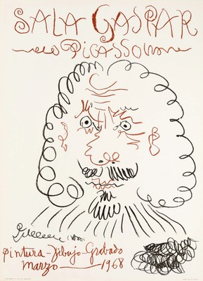 Pablo PICASSO: Der Gentleman - Original Signiertes Plakat