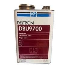 PPG DELTRON♦️DBU 9700♦️BASECOAT BLACK♦️DEEP BLACK PPG FORMULA♦️1 GAL♦️FREESHIP♦️