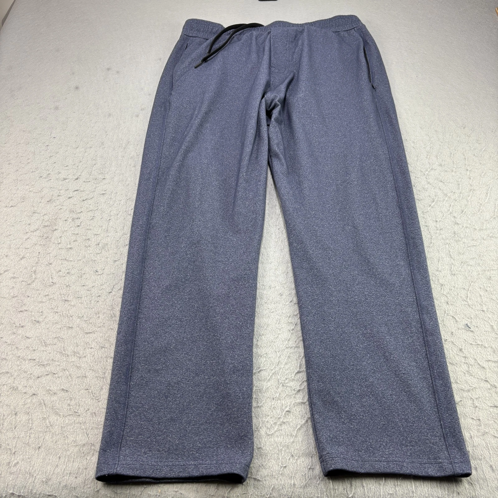 Public Rec Pants Mens 36x30 Blue Heather All Day Every Day Joggers Stretch Nylon
