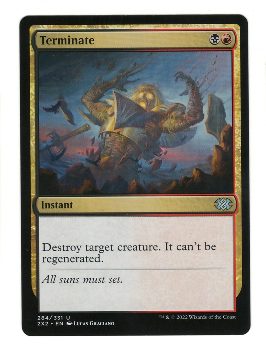 MTG Terminate 284 Uncommon Double Masters 2022 Magic The Gathering
