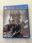 PS4 Dishonored Death of the Outsider Sony PlayStation 4 TESTED & WORKS GREAT!!!