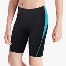 MIVEI Boys youth swim jammers Competitive Racing Team Swimming Shorts trunks NWT