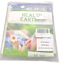 Grounding Flat Sheet 10 Silver Fiber Conductive Organic Cotton 36x100in Beige