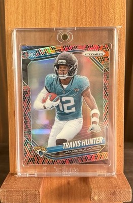 2025 Panini Prizm Travis Hunter RC Prizm Snakeskin SSP Jacksonville Jaguars