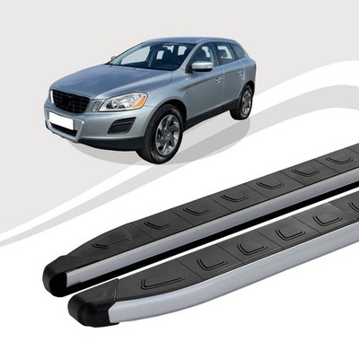 Trittbretter passend für Volvo XC60 ab Baujahr 05/2008-12/2017 DOLU Silber mIt A