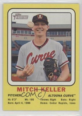 2018 Topps Heritage Minor League Edition Mitch Keller #69CC-MK 0p1n