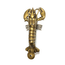 Lobster / Crab / Prawn Claw Door Knocker &ndash; 8" inch Solid Brass Heavy cast Banger