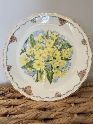 Royal Albert By Sara Anne Schofield 'primroses' Collector Plate Limited Ed 3161C