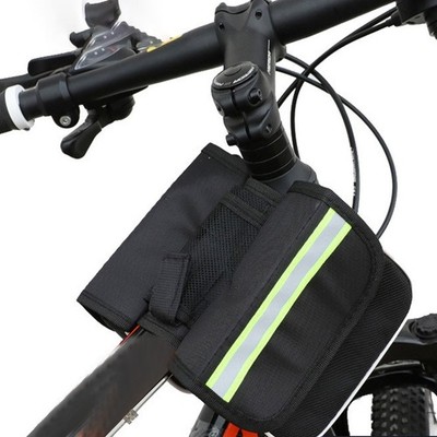 Funktionelle Doppeltasche Tasche zum Fahrrad organisieren wasserdicht und reflektierend