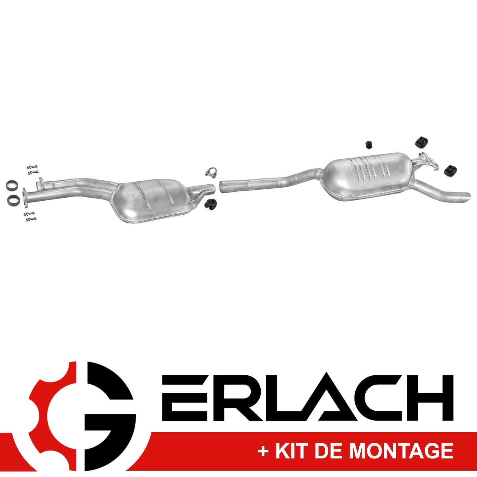 Échappement silencieux Mercedes W124 E200 E220 finitions premium robustes