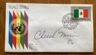 CHEECH MARIN AUTOGRAPHED "UNITED NATIONS FLAG MEXICO" 1985 FIRST DAY COVER FDC