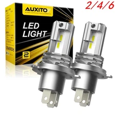 AUXITO 9003/H4 LED Headlight Bulbs Conversion Kit HighLow Beam 6500K White 2/4/6