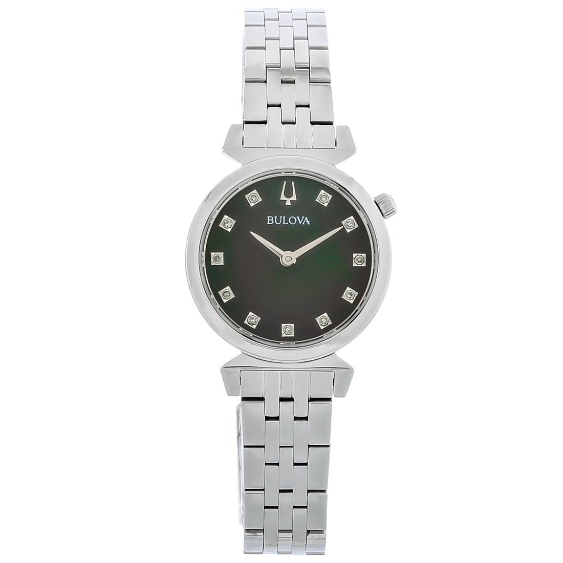 BULOVA ♦ 96P221 Regatta Classic Ladies Watch Bulova Regatta Diamond Women's Stainless Steel Quartz Watch