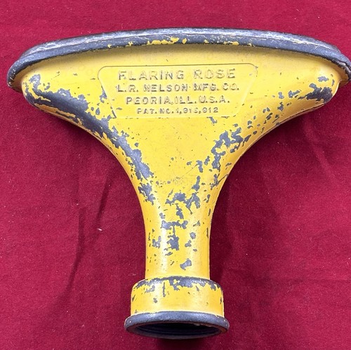 VTG L.R. NELSON FLARING ROSE SPRAY NOZZLE BRASS & METAL- HOSE SPRINKLER USA
