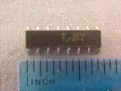 5 Toshiba TLP121-4 SMT Quad Photocoupler ICs 16-SOP