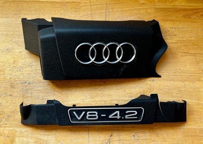 Audi S4 B6 B7 4.2 V8 Front Back Manifold Engine Covers 079103925D 079103926E