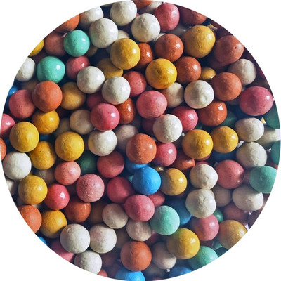 Colorful Leca Clay Pebbles 2LBS for Plants 8-10Mm Natural Organic Leca Balls Ind